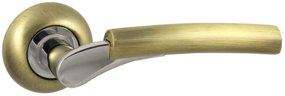 Дверная ручка усиленная тяжёлая Vantage V21Q бронза (комплект)  #1