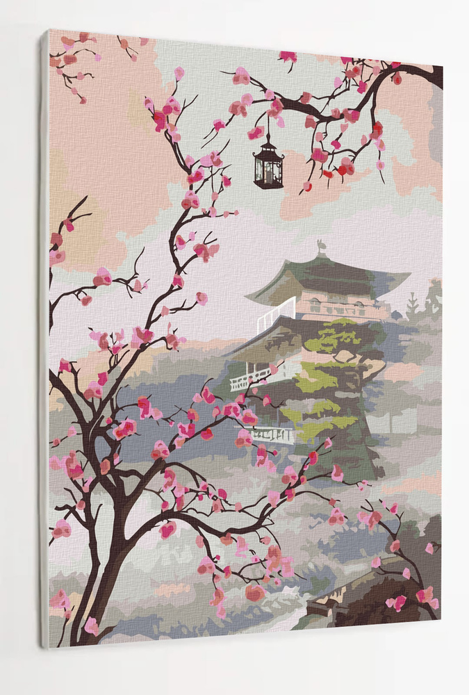 Картина по номерам на холсте с подрамником "Япония", 40х50 см  #1