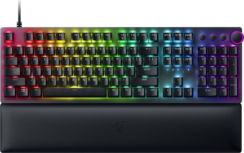 Razer Игровая клавиатура проводная Huntsman V2, (Linear Optical Red), Русская раскладка, черный  #1