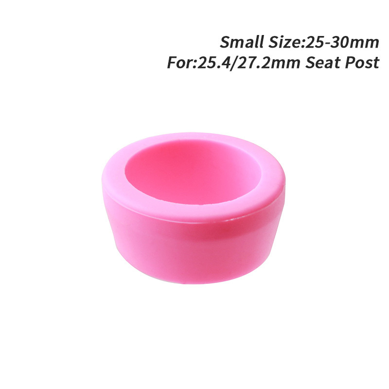 Пыльник силиконовый ENBD для подседельного штыря велосипеда 25-30мм, розовый  #1
