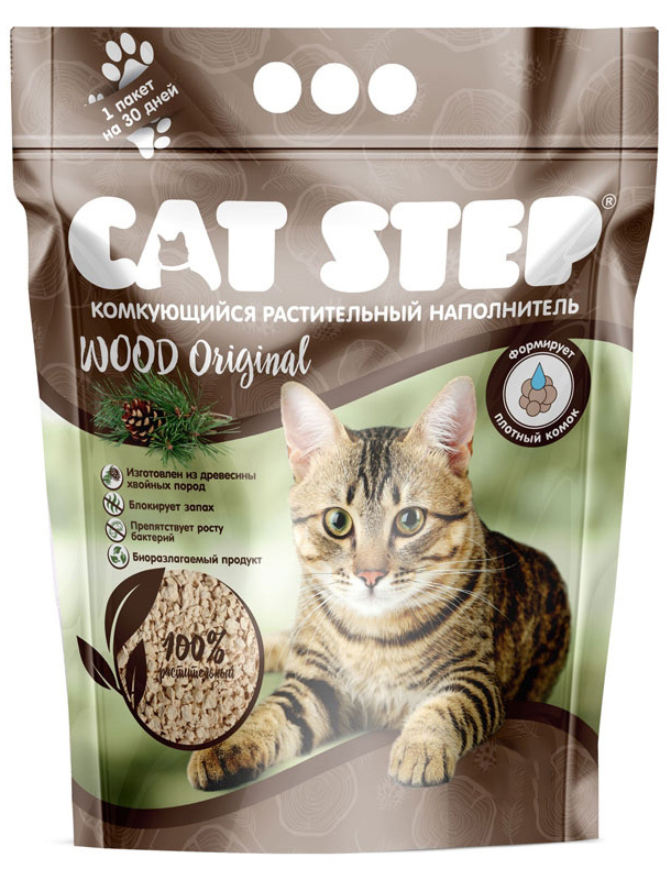 Cat Step Наполнитель Комкующийся #1