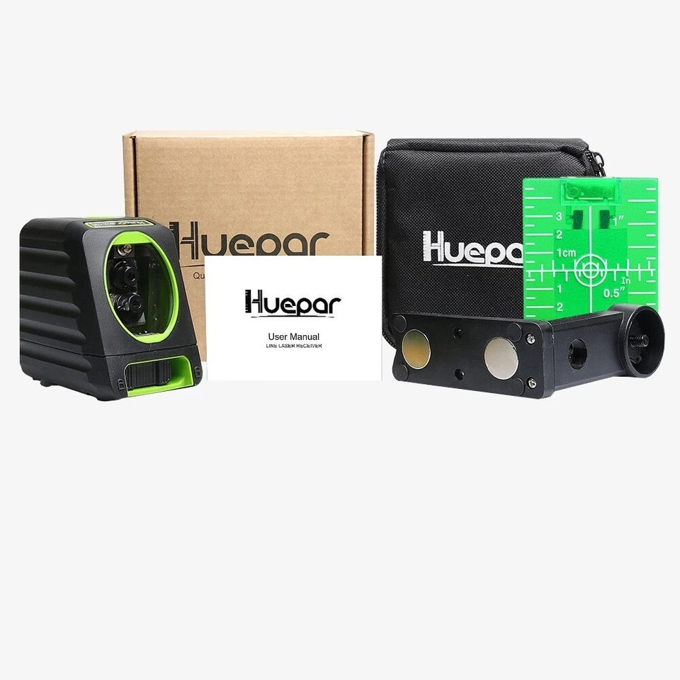 Лазерный уровень Huepar BOX-1G Green Laser #1