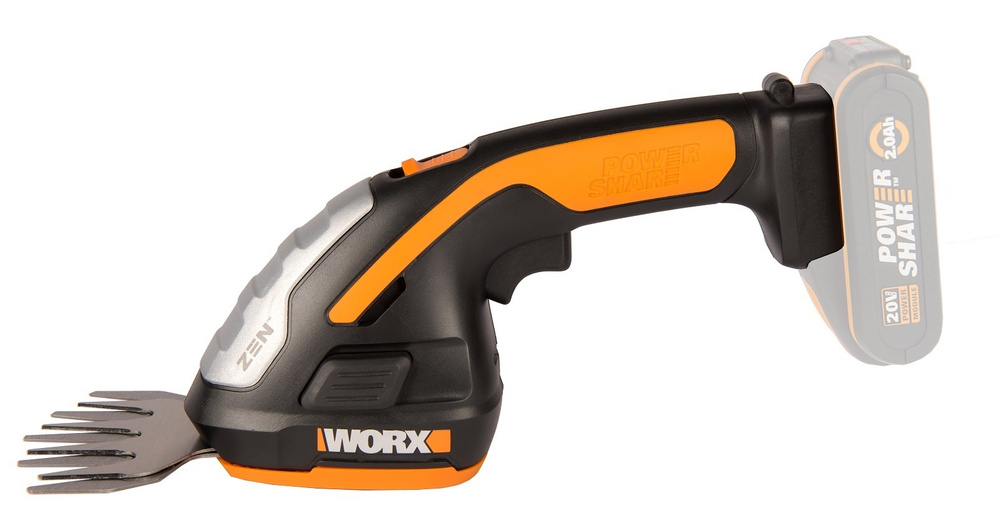 Ножницы для стрижки травы и кустарников WORX WG801E.9, 20В, без АКБ и ЗУ  #1