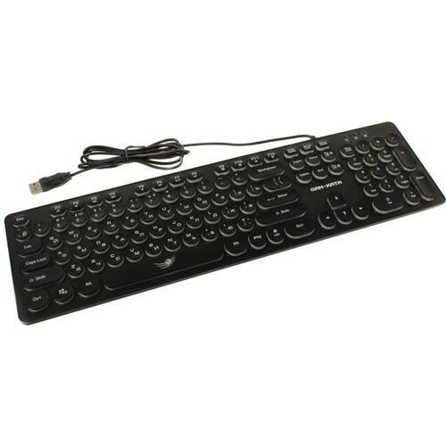 Dialog Gan-Kata Клавиатура KGK-16U BLACK - игровая с RGB-подсветкой, USB, черная  #1