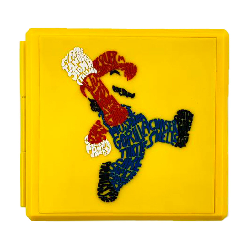 Кейс-футляр для 12 картриджей Nintendo Switch Premium Game Card Case (Super Mario Yellow)  #1