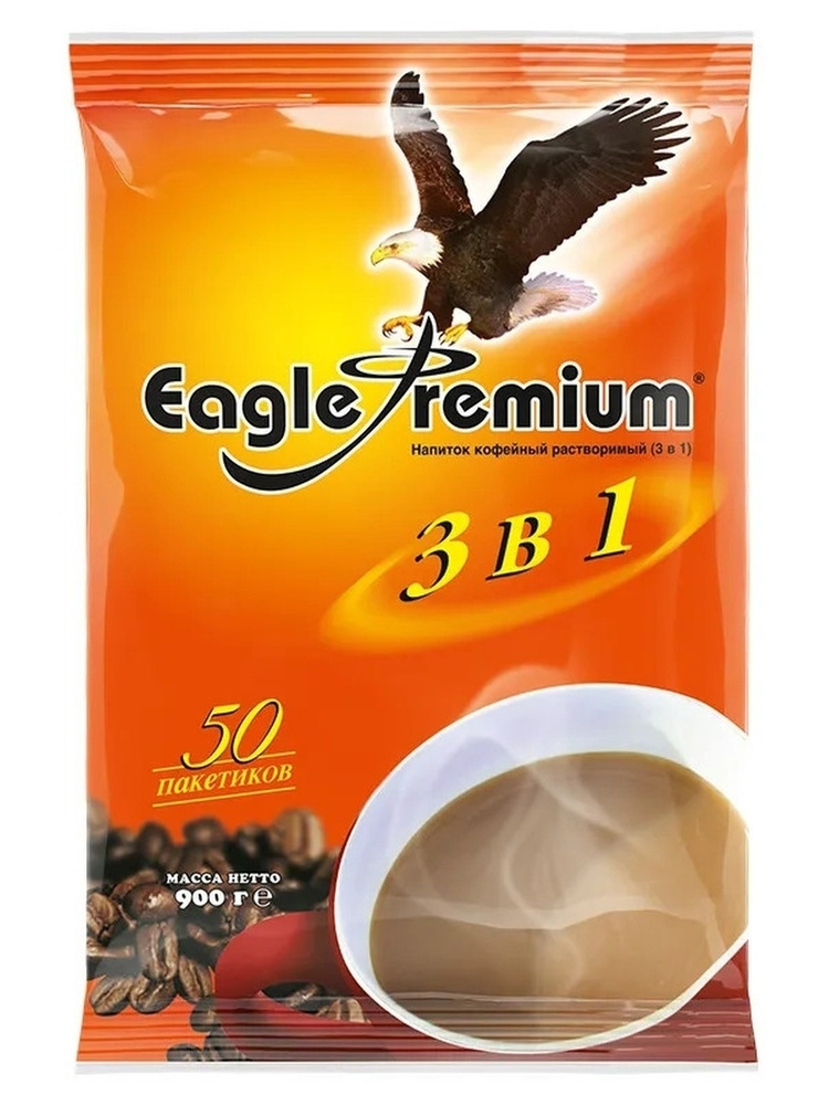 Растворимый кофе Eagle Premium 3 в 1 Classic 50 пак #1