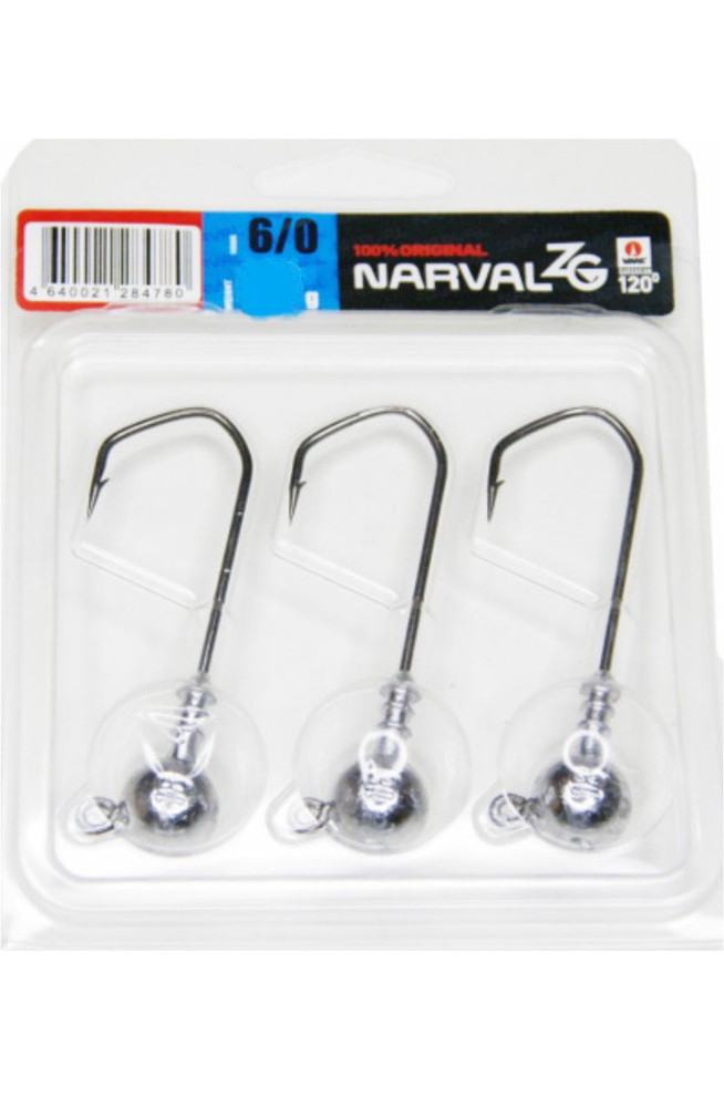 Джиг-головки Narval ZG 120 6/0 50g (3 шт.) #1