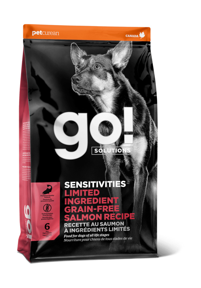 Go! SENSITIVITIES Limited Ingredient Grain Free Salmon Recipe - Сухой ...