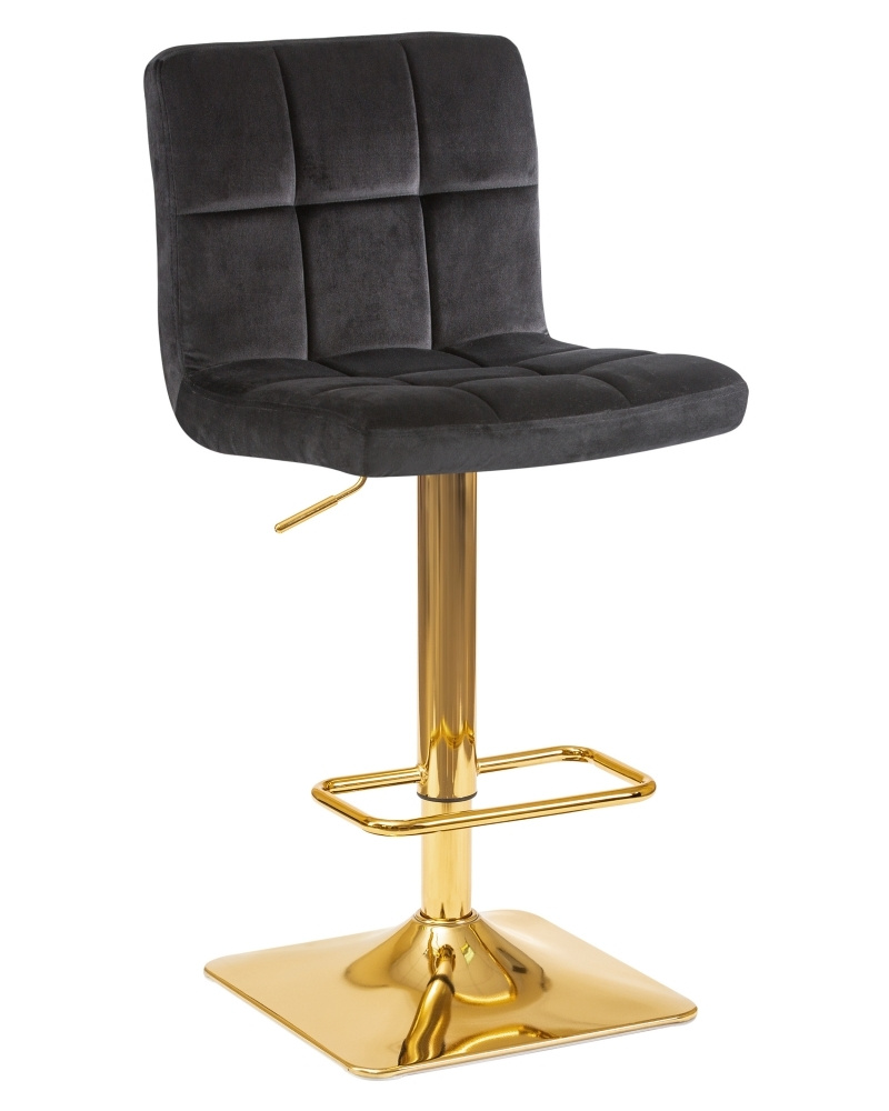 DOBRIN Барный стул Dobrin Goldie (черный велюр) 5016-LMGOLDIE, 1 шт. #1