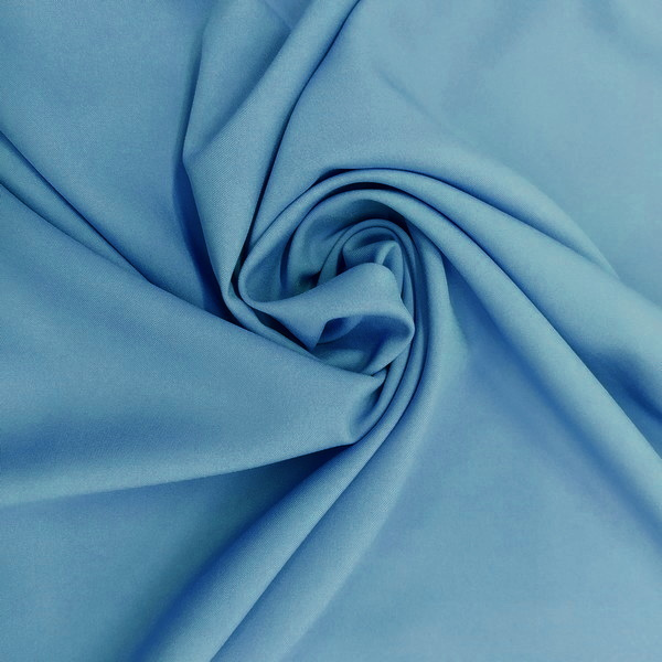 Ткань Габардин стрейч Белый Лебедь 150см голубой №42 #16-4033 100%пэ 183г/м2 (НА ОТРЕЗ)  #1