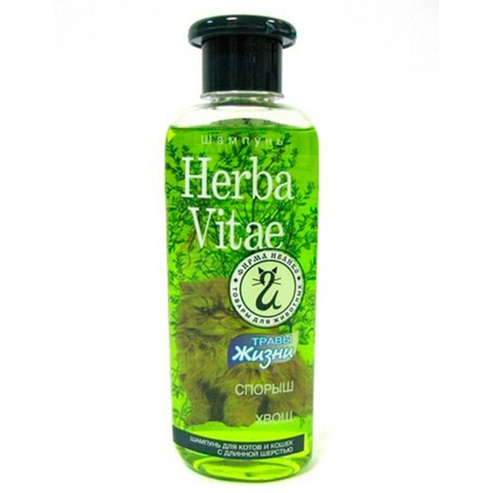 Шампунь для животных Herba Vitae 250мл для кошек длинношерстных, 1 шт.  #1