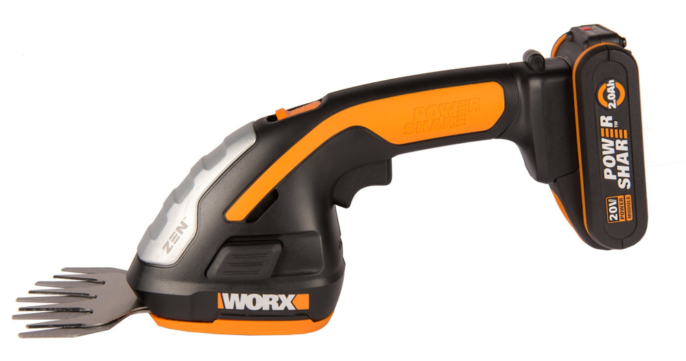 Ножницы для стрижки травы и кустарников WORX WG801E 20В, 2Ач х1 и ЗУ, коробка  #1