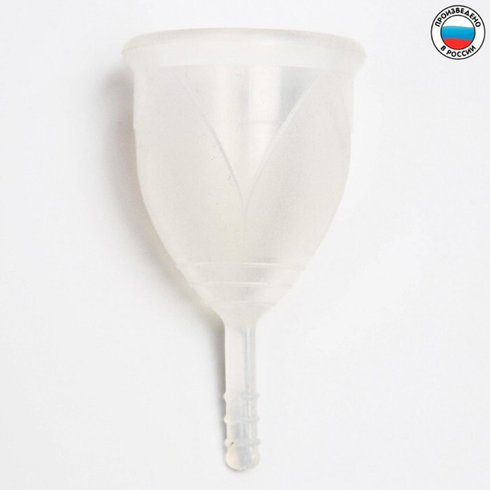 Менструальная чаша Тюльпан, размер L, цвет белый #1
