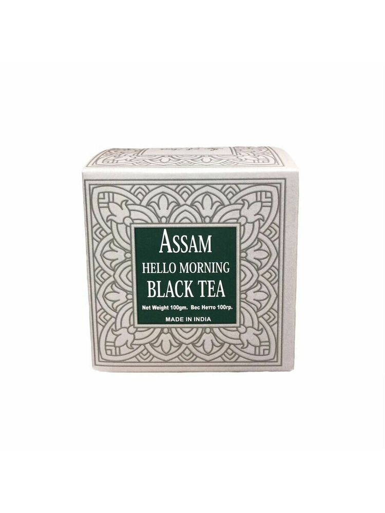 Чай Bharat Bazaar Ассам Доброе утро черный (Assam Hello Morning Black Tea), 100 г  #1