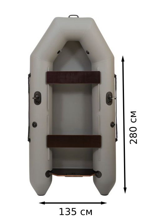 Лодка надувная КМ 280 D36, 18кг, 5л.с #1