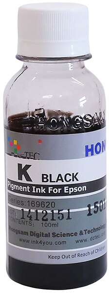 Чернила DCTec пигментные Epson L800 Black (черный) 100 мл #1