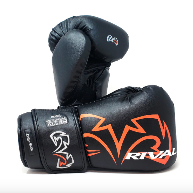 Перчатки боксерские RIVAL RS11V EVOLUTION SPARRING GLOVES, 18 унций, черные  #1