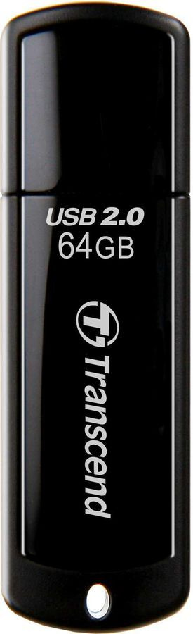 Transcend USB-флеш-накопитель JetFlash 350 64 ГБ, черный #1