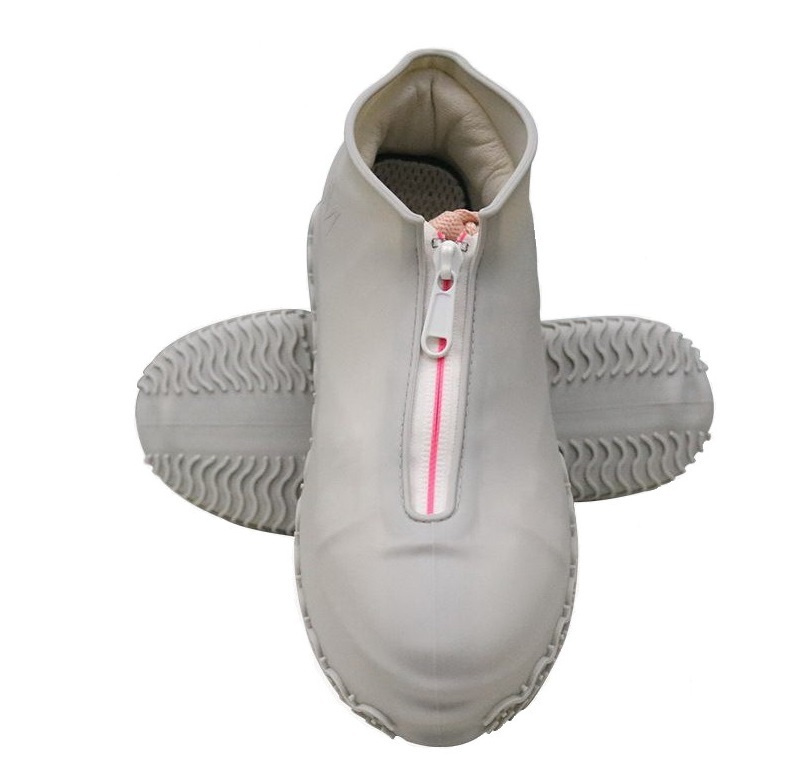 Чехол для обуви силиконовый Размер XL 43-46 на молнии чехлы для ботинок от дождя, водонепроницаемые сапоги #1