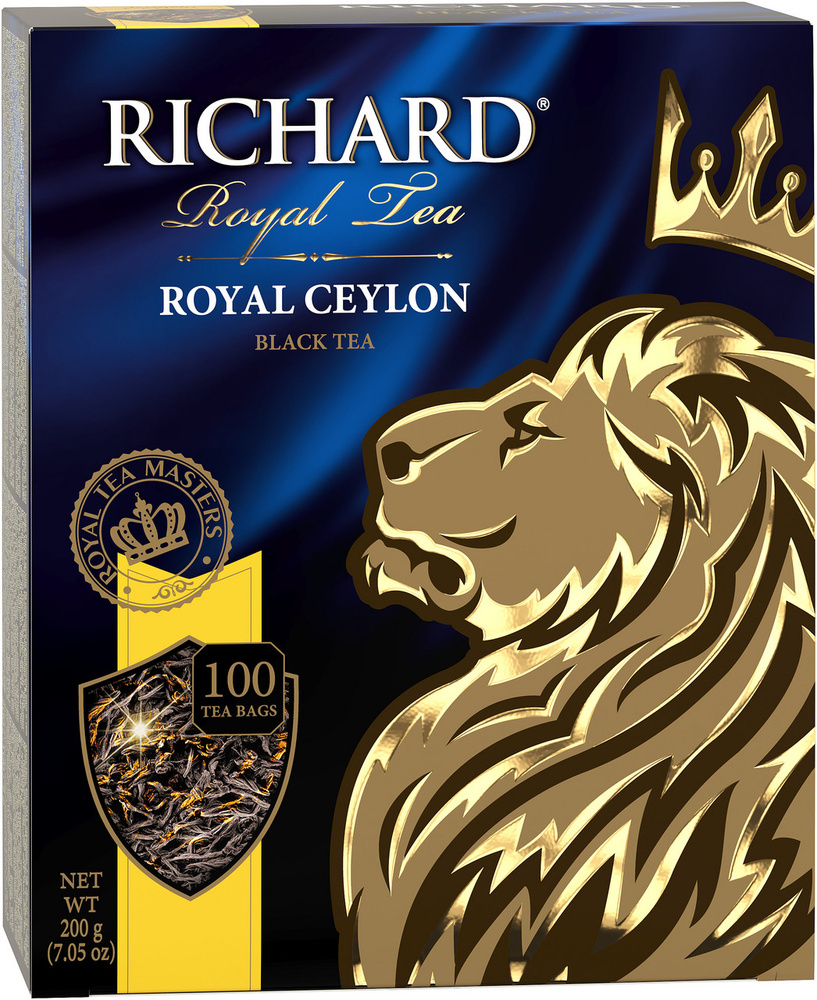 Чай Richard Royal Ceylon черный байховый (2г х 100шт), 200г #1