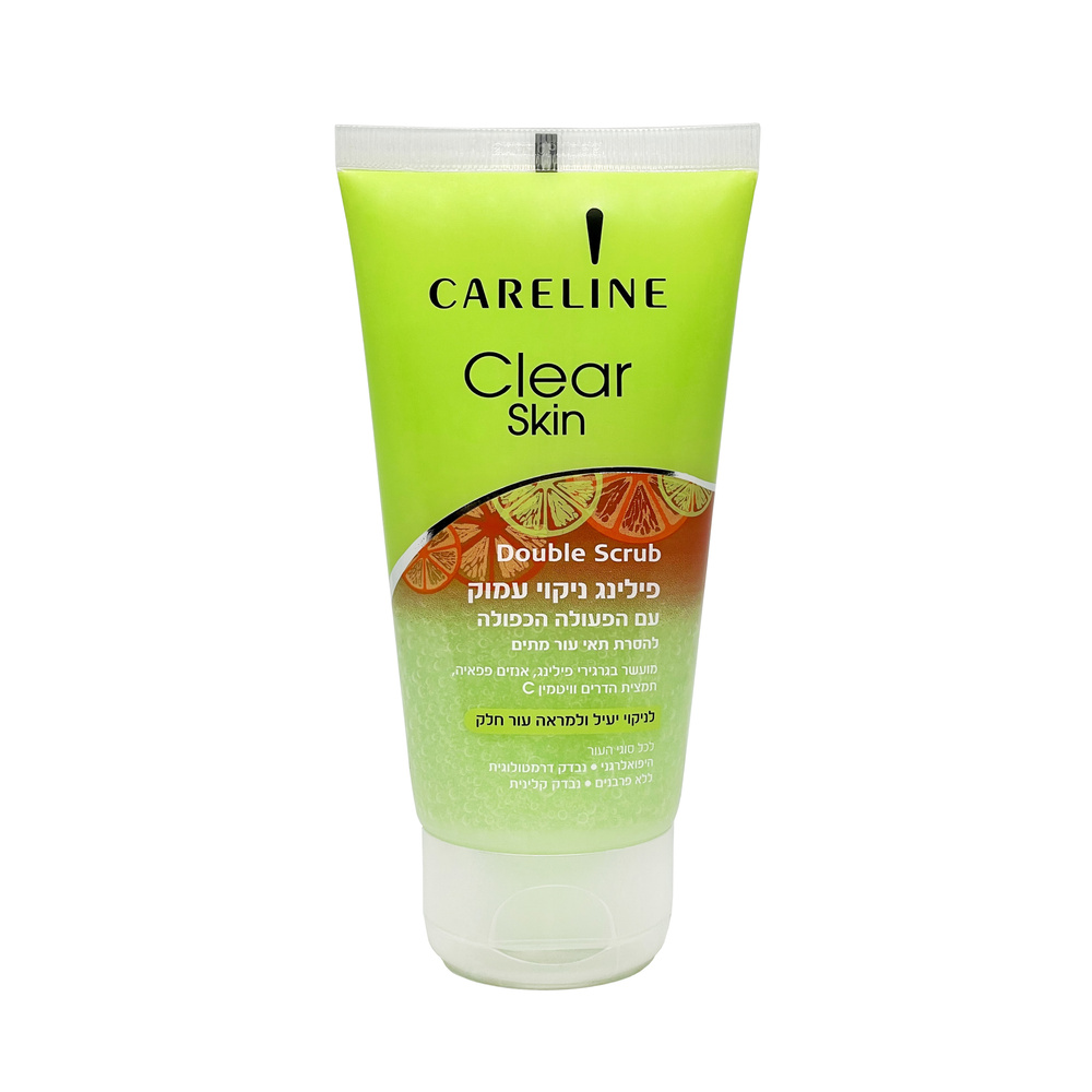 Careline Clear Skin Скраб для лица двойного действия 150 мл #1