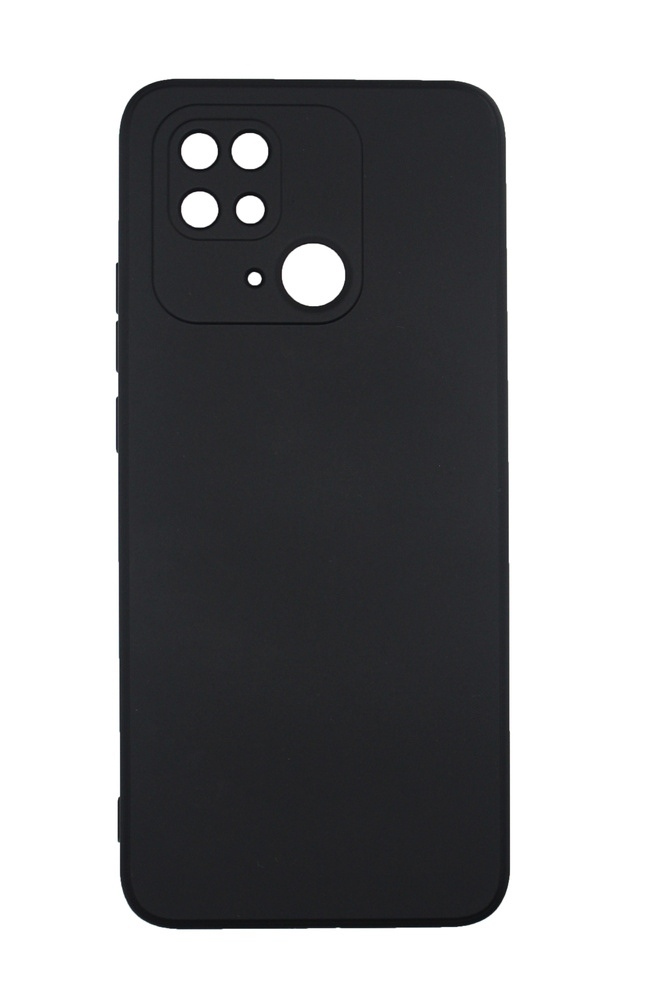 Чехол - накладка черный Soft Touch с защитой камеры для Xiaomi Redmi 10C / Ксяоми Редми 10С / Сяоми Редми #1