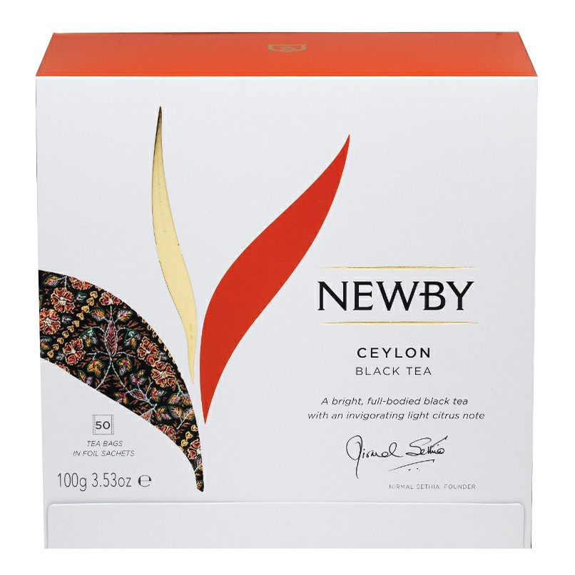 Чай черный Newby Ceylon в пакетиках 2 г х 50 шт #1