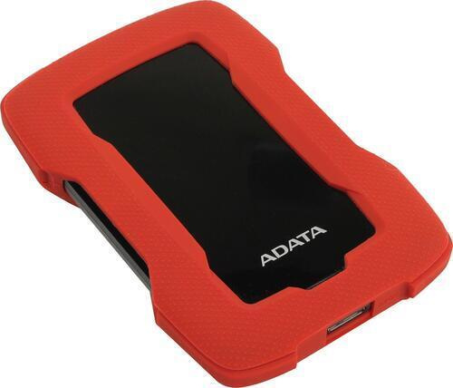 ADATA 1 ТБ Внешний жесткий диск HD330 (AHD330-1TU31-CRD) (AHD330-1TU31-CRD), красный  #1