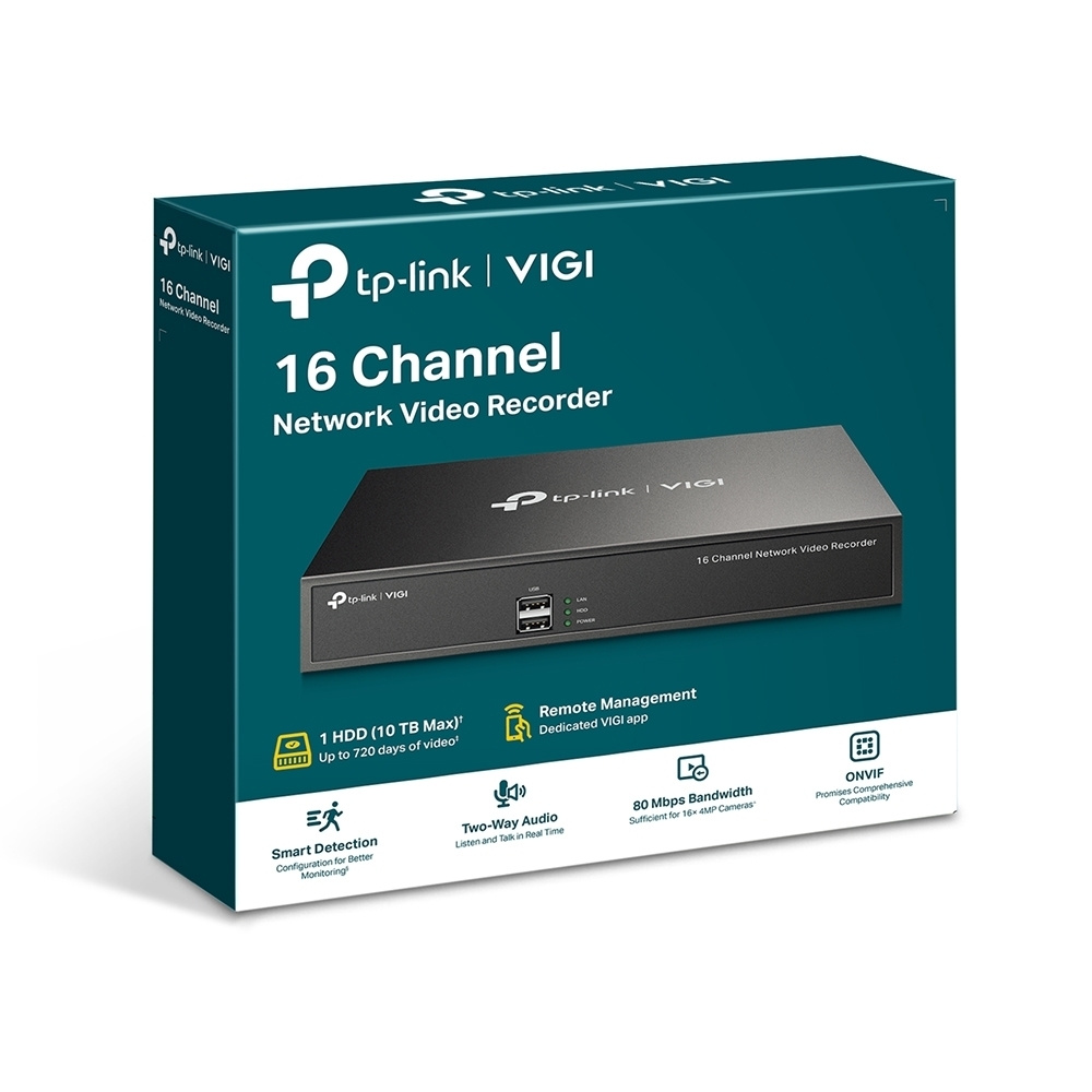 Цифровой видеорегистратор 16CH TP-Link VIGI NVR1016H #1