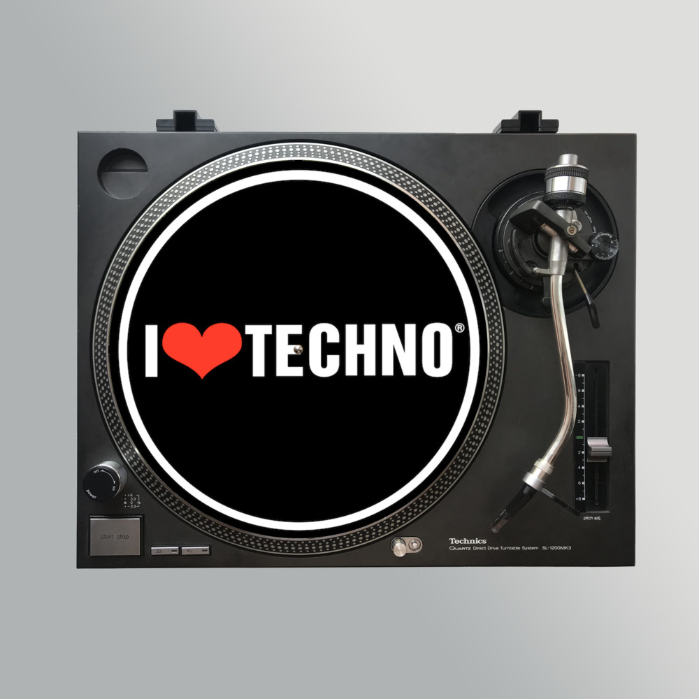 Слипмат Stereo Slipmats I Love Techno #1