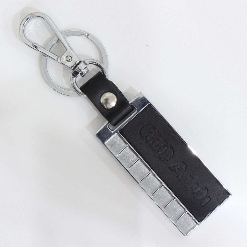 Брелок для ключей автомобильный с эмблемой авто Audi / Ауди / брелоки 7015 серии металл  #1
