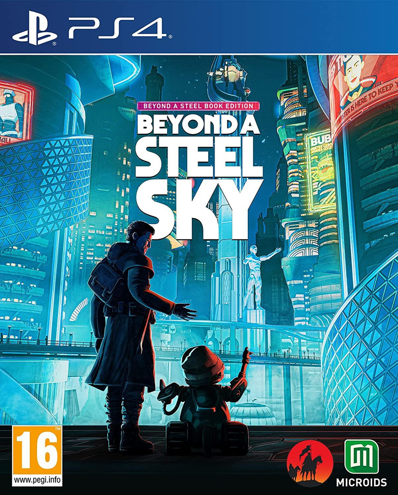 Игра Beyond a Steel Sky - Steelbook Edition (PlayStation 4, Русские  субтитры)