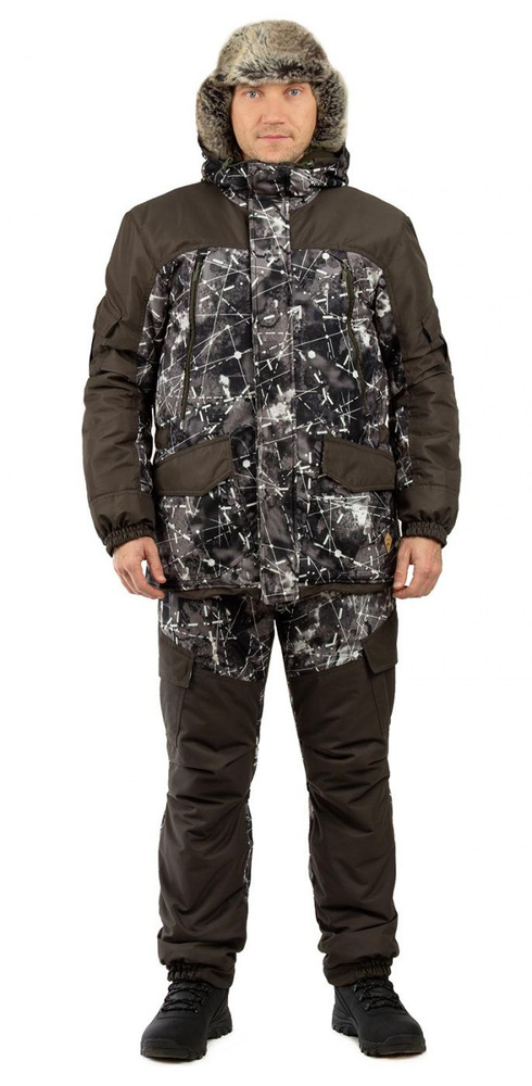 Зимний костюм для рыбалки "Горка-зима" от ORION Active. Ткань: Алова. Цвет: Траектория. Размер: 60-62. #1