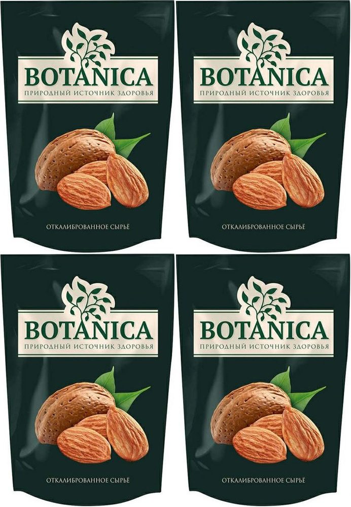 Миндаль Botanica сырой очищенный, комплект: 4 упаковки по 140 г  #1