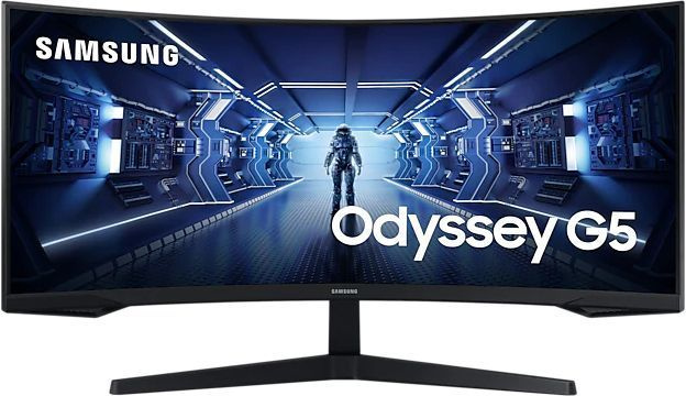 Samsung 34" Монитор Odyssey G5 C34G55TWWI, черный #1