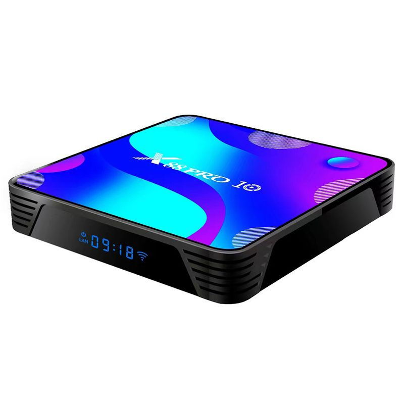 Vontar Медиаплеер ip-X88 Android, 4 ГБ/32 ГБ, Wi-Fi, Bluetooth, голубой, черный  #1