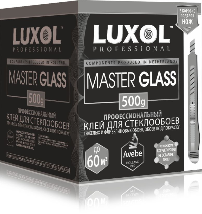 Клей для обоев LUXOL Master Glass Professional, 500 г. #1