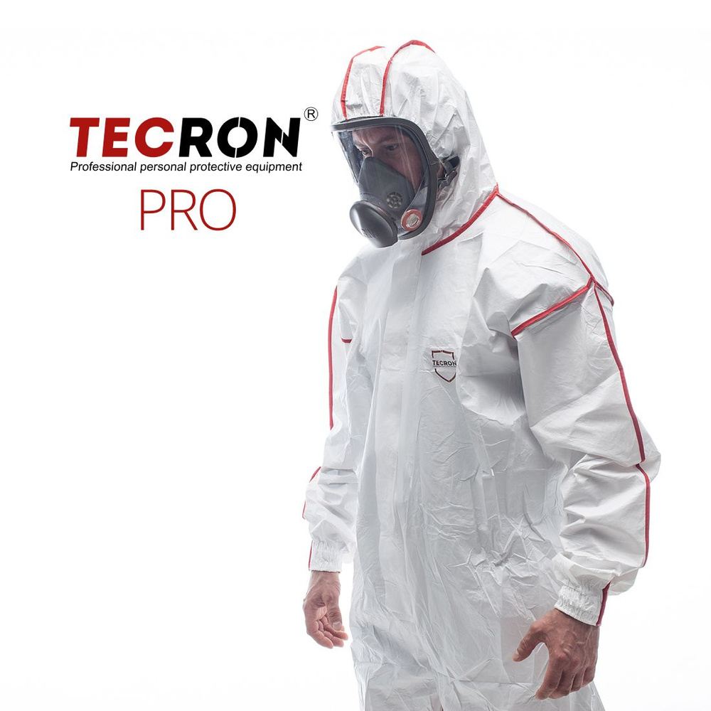 Комбинезон защитный TECRON PRO спецодежда, костюм медицинский, комбинезон рабочий мужской защитный, малярный #1
