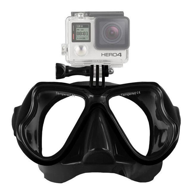 Подводная маска с креплением для экшн камеры, водолазная маска, подходит для GoPro, Osmo Action, Eken, #1