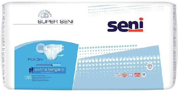 Seni Super, подгузники для взрослых (XL), 30 шт. #1