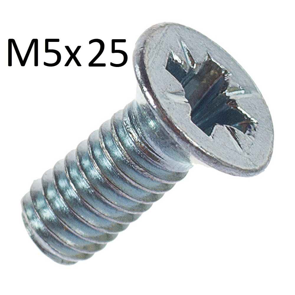 ЗИТАР Винт M5 x 25 мм, головка: Потайная, 40 шт. 147 г #1