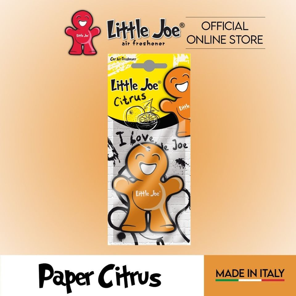 Ароматизатор бумажный подвесной человечек Little Joe Paper Citrus, Цитрус  #1