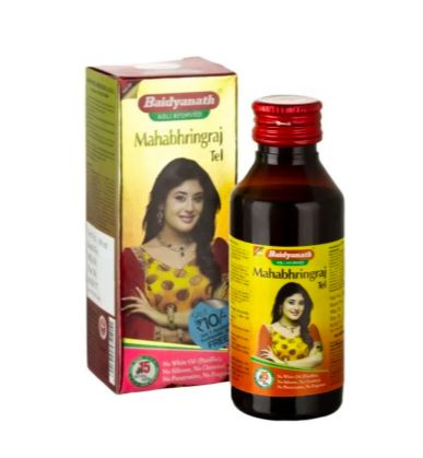 Baidyanath / Масло для волос Бадьянатх "Махабринградж", для роста и восстановления волос, 100 мл.  #1