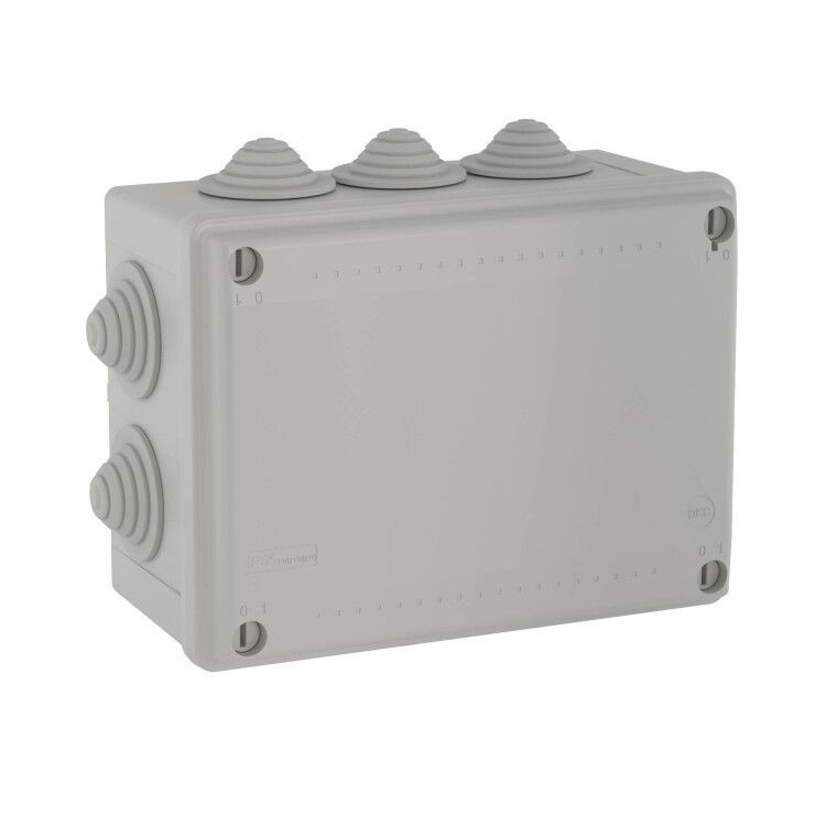Коробка ответвительная с кабельными вводами, IP55, 150х110х70мм ...