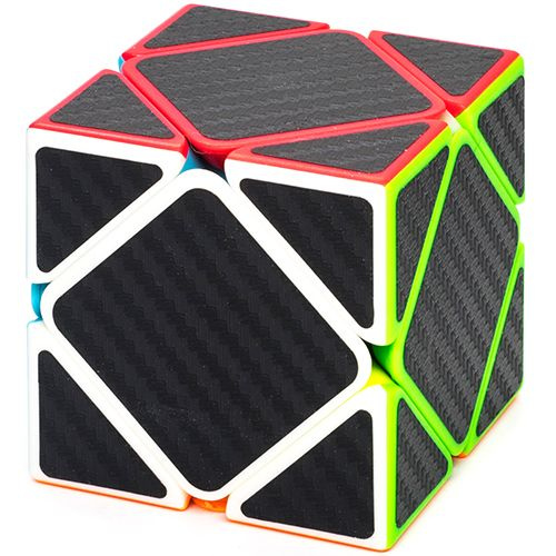 Карбоновый Скьюб Рубика Z-cube Skewb Carbon / Головоломка / Карбон  #1