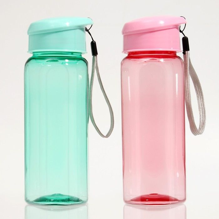 Бутылка для воды, 550 мл, "Лагуна", 4.7 х 22.5 х 7 см, микс #1