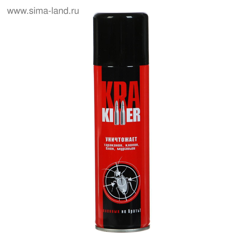 Аэрозоль от ползающих насекомых "KRA Killer" Дихлофос, 230 мл #1