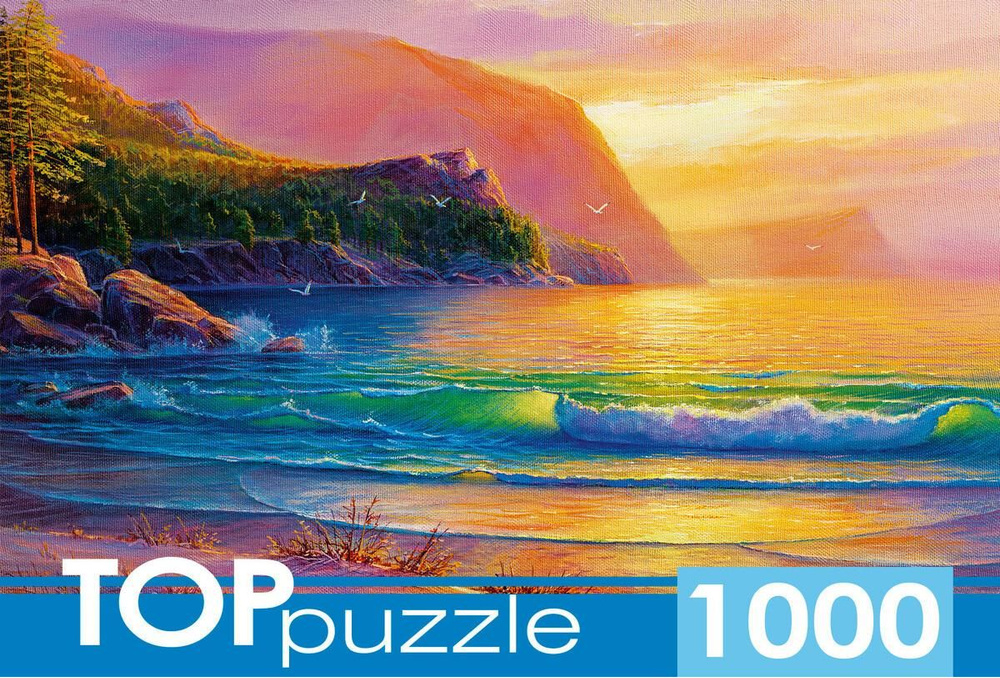 Пазл TOP Puzzle 1000 деталей: Закат на море #1