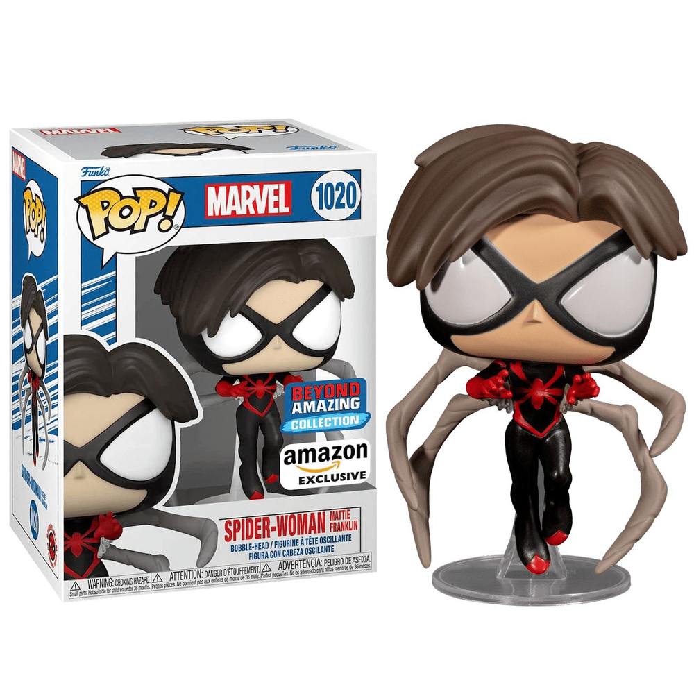 Фигурка Funko Pop! Spider-Man: Spider-Woman Mattie Franklin (Стикер Amazon (Фанко Поп Человек-Паук из #1