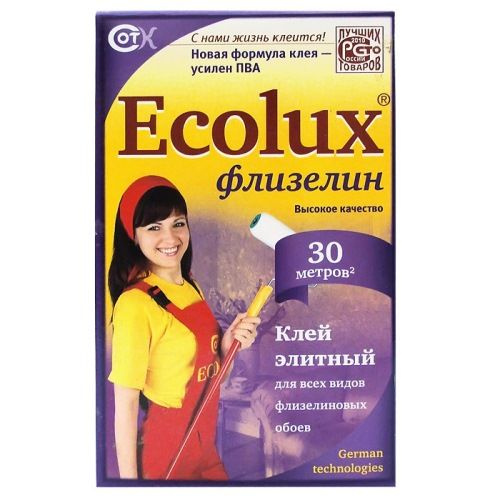 Клей для обоев Флизелин 250 гр ECOLUX (Артикул: 4100016541) #1